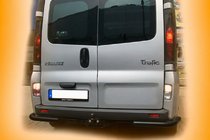 Nissan Primastar 2002–2014 Bakre hörn AK003 Black (rostfritt stål) foto 3