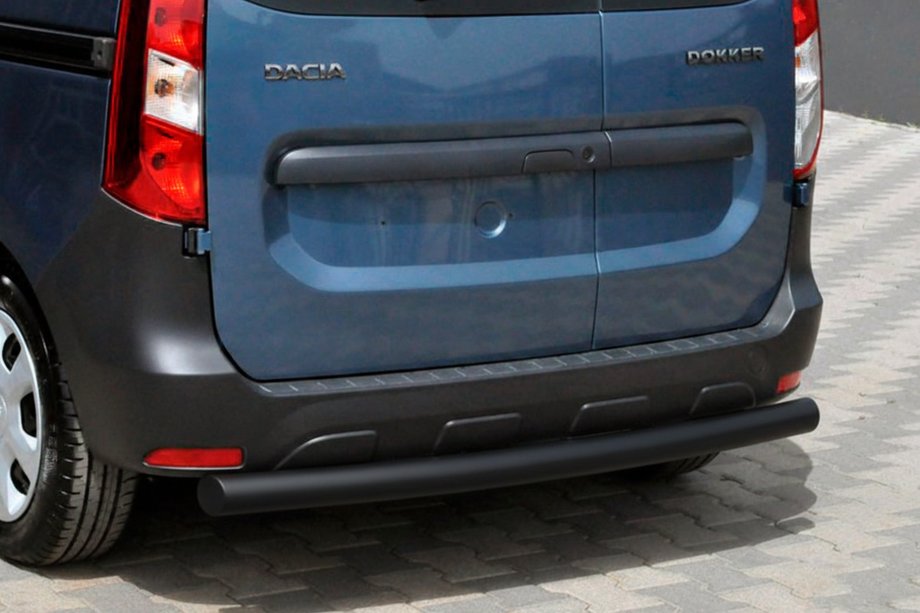 Dacia Dokker 2013–2022 Bakre skyddsbåge AK002 Black (rostfritt stål) Image