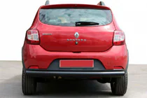 Dacia Sandero 2013–2020 Bakre skyddsbåge AK002 Black (rostfritt stål) foto 1