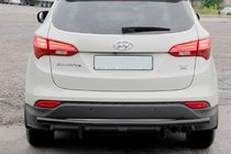 Hyundai Santa Fe 3 2012–2018 Bakre skyddsbåge AK002 Black (rostfritt stål) foto 3