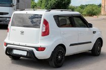 Kia Soul I 2008–2013 Bakre skyddsbåge AK002 Black (rostfritt stål) foto 2