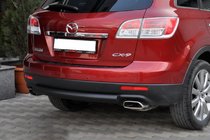 Mazda CX-9 2007–2016 Bakre skyddsbåge AK002 Black (rostfritt stål) foto 1