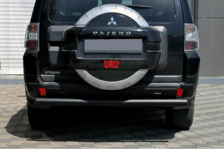 Mitsubishi Pajero Wagon IV 2006–2021 Bakre skyddsbåge AK002 Black (rostfritt stål) Image