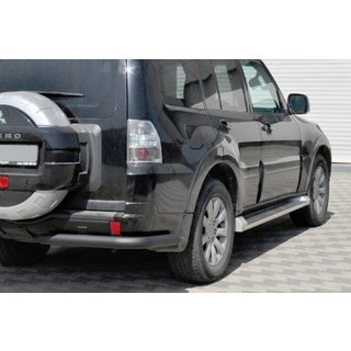 Bakre skyddsbåge AK003 Black (rostfritt stål) Mitsubishi Pajero Wagon IV 2006–2021 foto 1