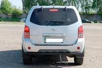 Nissan Pathfinder R51 2005–2014 Bakre skyddsbåge AK002 Black (rostfritt stål) foto 2