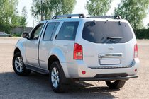 Nissan Pathfinder R51 2005–2014 Bakre skyddsbåge AK002 Black (rostfritt stål) foto 3