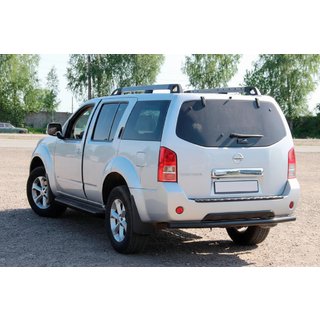 Bakre skyddsbåge AK002 Black (rostfritt stål) Nissan Pathfinder R51 2005–2014 foto 3