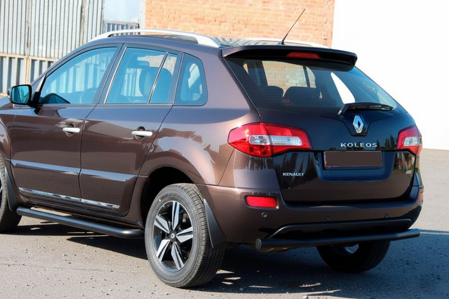 Renault Koleos 2008–2016 Bakre skyddsbåge AK002 Black (rostfritt stål) Image