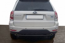 Subaru Forester 2008–2013 Bakre skyddsbåge AK002 Black (rostfritt stål) foto 3