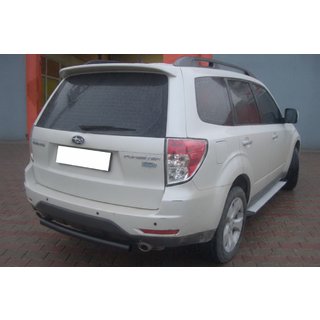 Bakre skyddsbåge AK002 Black (rostfritt stål) Subaru Forester 2008–2013 foto 1