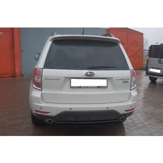 Bakre skyddsbåge AK002 Black (rostfritt stål) Subaru Forester 2008–2013 foto 2