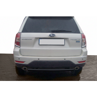 Bakre skyddsbåge AK002 Black (rostfritt stål) Subaru Forester 2008–2013 foto 3