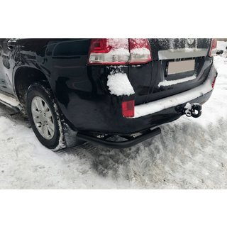Bakre hörndelar AK003 Black (2 st, rostfritt stål) Toyota Land Cruiser 200 2007–2021 foto 1
