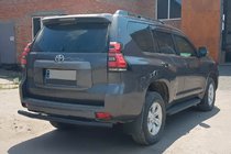 Toyota Land Cruiser Prado 150 2009–2023 Bakre skyddsbåge AK002 Black (rostfritt stål) foto 1