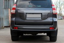Toyota Land Cruiser Prado 150 2009–2023 Bakre skyddsbåge AK002 Black (rostfritt stål) foto 6