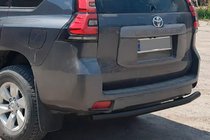 Toyota Land Cruiser Prado 150 2009–2023 Bakre skyddsbåge AK002 Black (rostfritt stål) foto 5