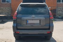 Toyota Land Cruiser Prado 150 2009–2023 Bakre skyddsbåge AK002 Black (rostfritt stål) foto 3