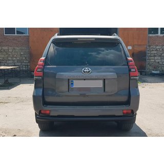 Bakre skyddsbåge AK002 Black (rostfritt stål) Toyota Land Cruiser Prado 150 2009–2023 foto 3