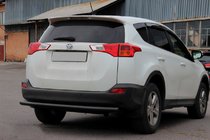 Toyota Rav 4 2013–2018 Bakre skyddsbåge AK002 Black (rostfritt stål) foto 2