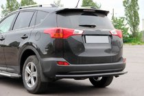 Toyota Rav 4 2013–2018 Bakre skyddsbåge AK002 Black (rostfritt stål) foto 4
