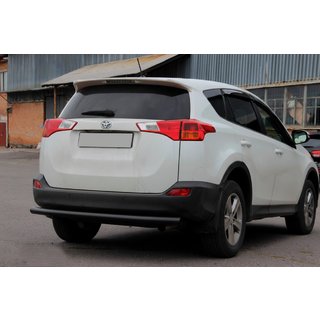 Bakre skyddsbåge AK002 Black (rostfritt stål) Toyota Rav 4 2013–2018 foto 2