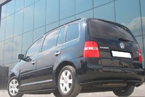 Volkswagen Touran 2003–2010 Bakre hörndelar AK003 Black (2 st, rostfritt stål) foto 2