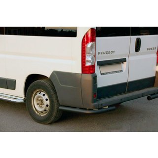 Bakre hörndelar AK003 Black (2 st, rostfritt stål) Peugeot Boxer 2006–2025 foto 1