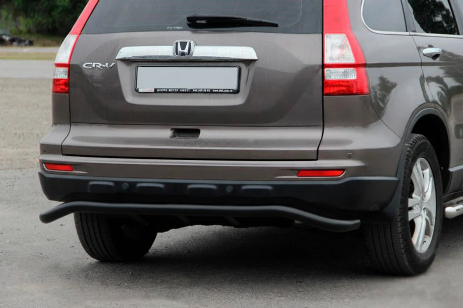 Honda CRV 2012–2016 Bakre skyddsbåge AK008 Black (rostfritt stål) Image