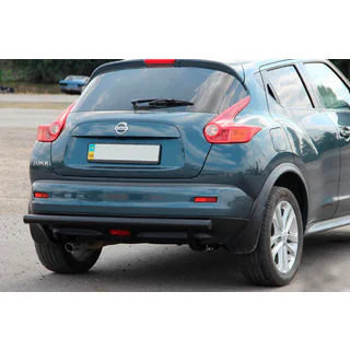 Bakre skyddsbåge AK002 Black (rostfritt stål) Nissan Juke 2010–2019 foto 1