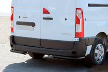 Renault Master 2011–2023 Bakre hörndelar AK003 Black (2 st, rostfritt stål) foto 2