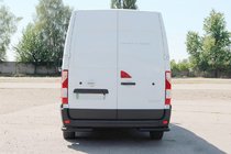 Renault Master 2011–2023 Bakre hörndelar AK003 Black (2 st, rostfritt stål) foto 3
