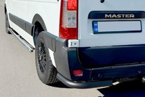 Renault Master 2011–2023 Bakre hörndelar AK003 Black (2 st, rostfritt stål) foto 4