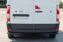 Opel Movano 2010–2021 Bakre hörndelar AK003 Black (2 st, rostfritt stål) foto 1
