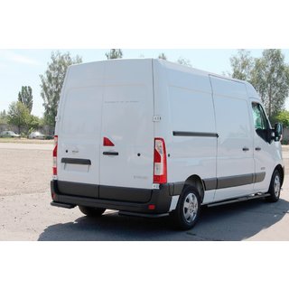 Bakre hörndelar AK003 Black (2 st, rostfritt stål) Opel Movano 2010–2021 foto 3