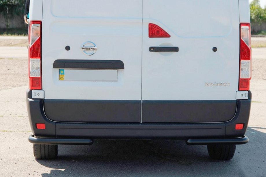 Opel Movano 2010–2021 Bakre hörndelar AK003 Black (2 st, rostfritt stål) Image