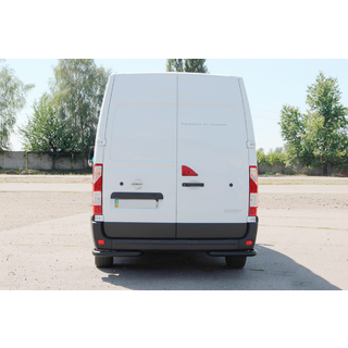 Bakre hörndelar AK003 Black (2 st, rostfritt stål) Nissan NV400 2010–2024 foto 3