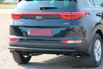 Kia Sportage 2015–2021 Bakre skyddsbåge AK002 Black (rostfritt stål) foto 1