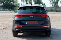 Kia Sportage 2015–2021 Bakre skyddsbåge AK002 Black (rostfritt stål) foto 5