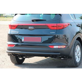 Bakre skyddsbåge AK002 Black (rostfritt stål) Kia Sportage 2015–2021 foto 1