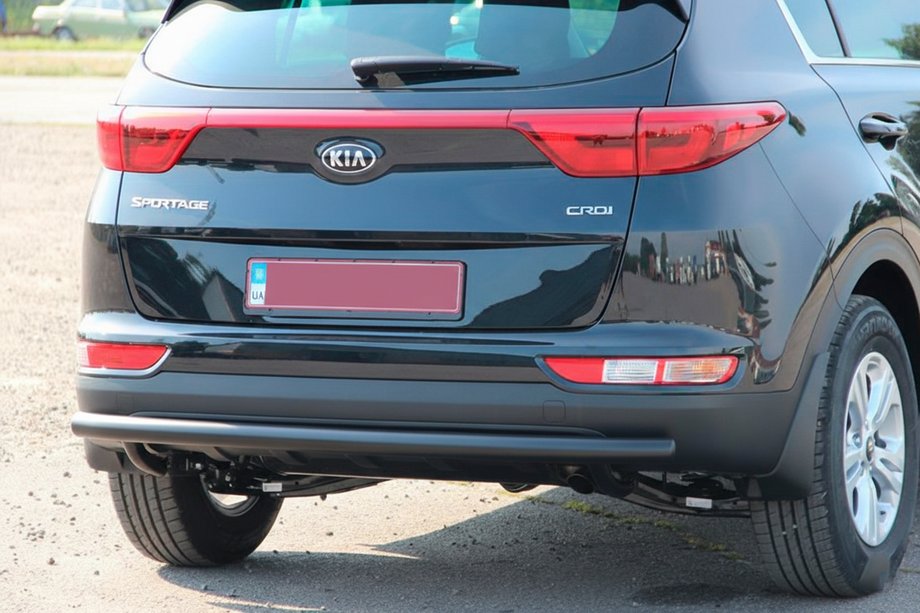 Kia Sportage 2015–2021 Bakre skyddsbåge AK002 Black (rostfritt stål) Image