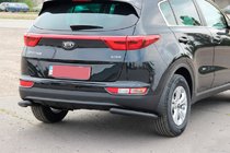 Kia Sportage 2015–2021 Bakre hörnskydd AK003 Black (rostfritt stål) foto 2