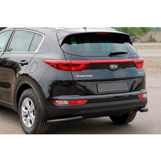 Bakre hörnskydd AK003 Black (rostfritt stål) Kia Sportage 2015–2021 foto 1