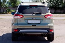 Ford Kuga/Escape 2013–2019 Bakre skyddsbåge AK002 Black (rostfritt stål) foto 1