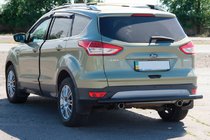 Ford Kuga/Escape 2013–2019 Bakre skyddsbåge AK002 Black (rostfritt stål) foto 2