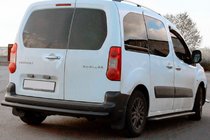 Citroen Berlingo 2008–2018 Bakre skyddsbåge Black (rostfritt stål) 60 mm foto 4
