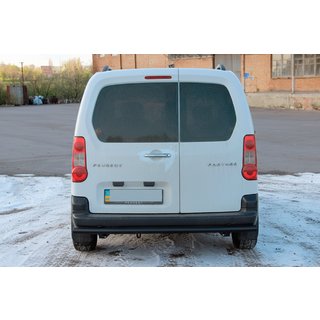 Bakre skyddsbåge Black (rostfritt stål) 60 mm Citroen Berlingo 2008–2018 foto 2