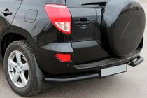 Toyota Rav 4 2006–2013 Bakre hörndelar AK003 Black (2 st, rostfritt stål) foto 1