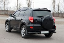 Toyota Rav 4 2006–2013 Bakre hörndelar AK003 Black (2 st, rostfritt stål) foto 3