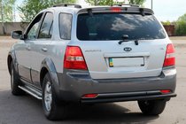 Kia Sorento I BL 2002–2009 Bakre skyddsbåge AK002 Black (rostfritt stål) foto 3
