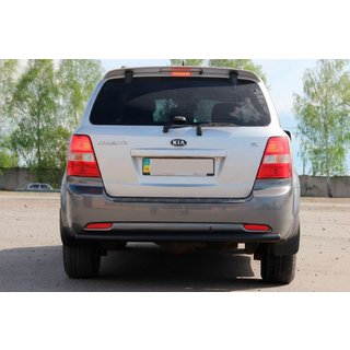 Bakre skyddsbåge AK002 Black (rostfritt stål) Kia Sorento I BL 2002–2009 foto 1